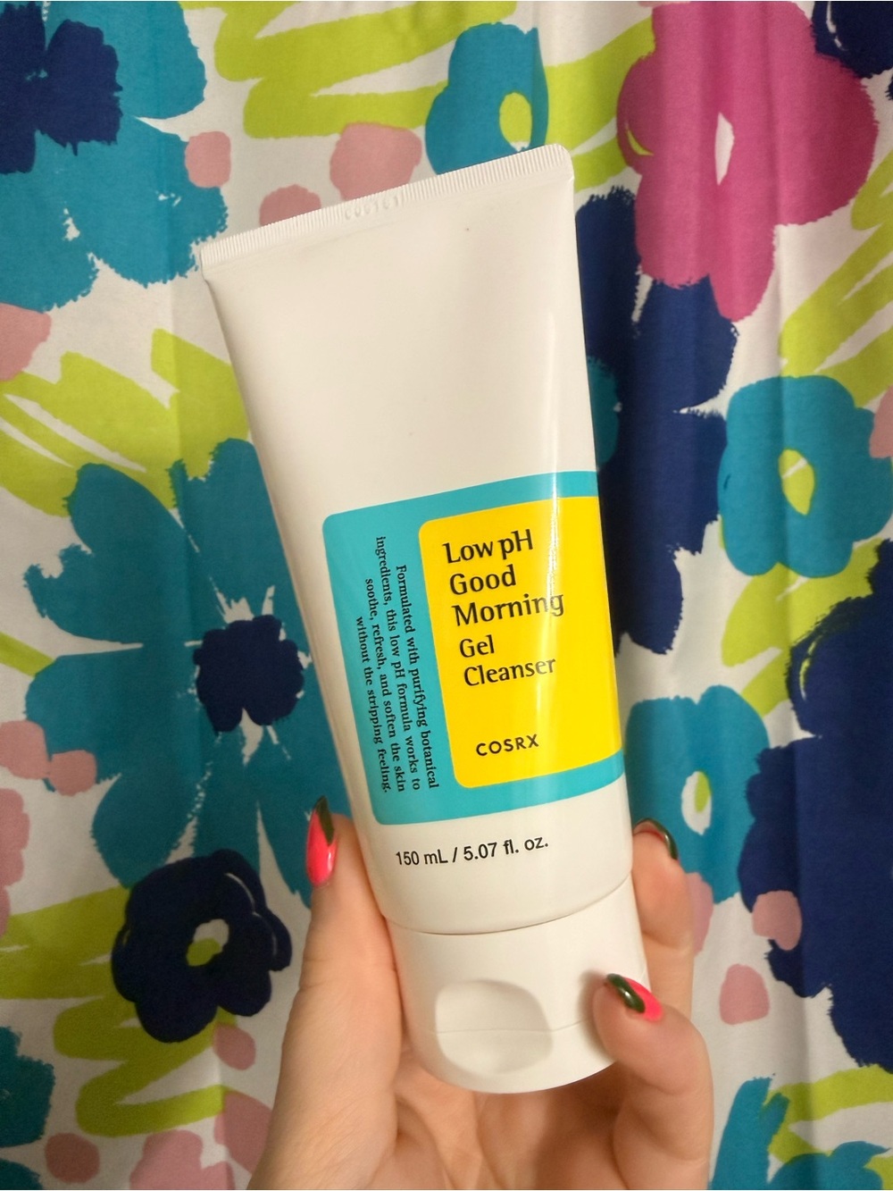 COSRx White Tube Gel Cleanser with Yellow & Teal Label